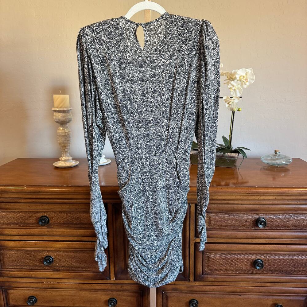 Isabel Marant Ghita Zebra Mini Dress NWT Sold Out $812 - Picture 8 of 12
